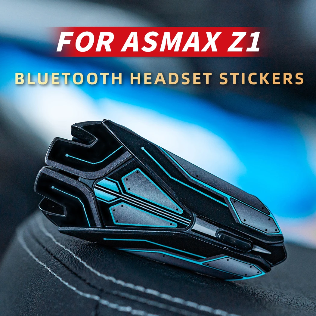 

For ASMAX Z1 - Custom Decal Sticker, Protective Film, Bluetooth Headset Wrap, Decorative Skin, Headphone Accessories