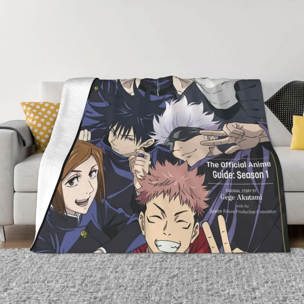 

Jujutsu Kaisen 00741 Quilt Bed Blankets print blanket Blankets & Throws Thin Wadding Blanket Throw Blanket