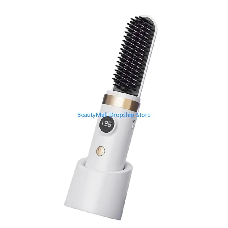 40JD Hair With Detachable Charging Stand And Anti Tangling Bristles For Different Hair Types Hair Styling Brush