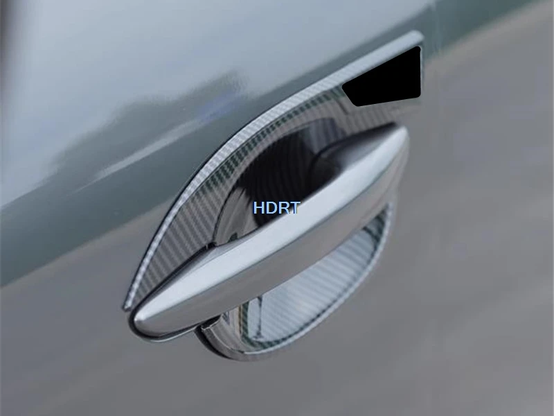 Car Styling Door Handle Frame Gate Bowl Trim Cover Protector Decoration Accessories Exterior Sticker For Mazda CX-50 CX50 2023 +