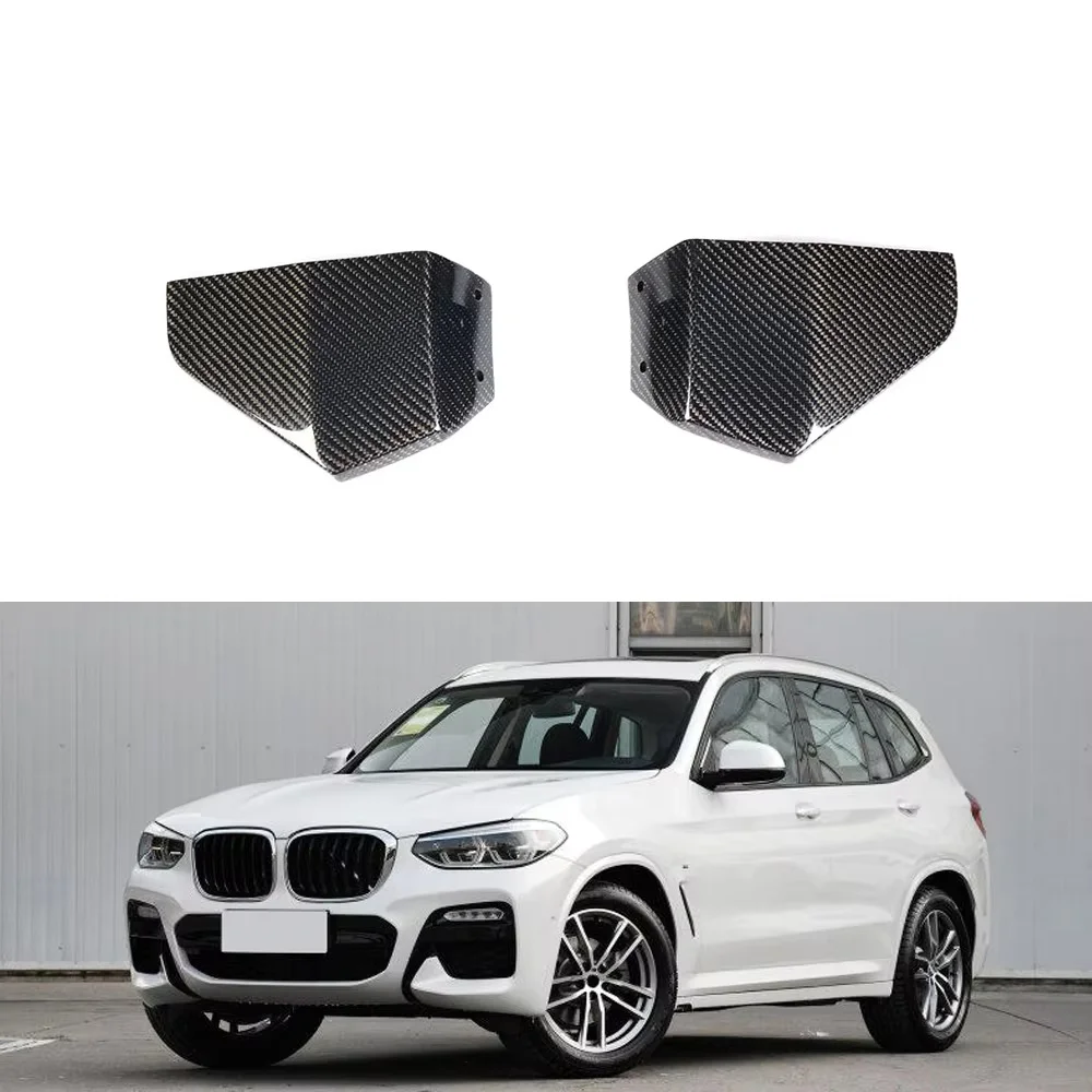 

Углеродное волокно X3, передние разветвители крыльев для BMW X3 G01 M40i Sport Utility, 4 двери, 2018 2019