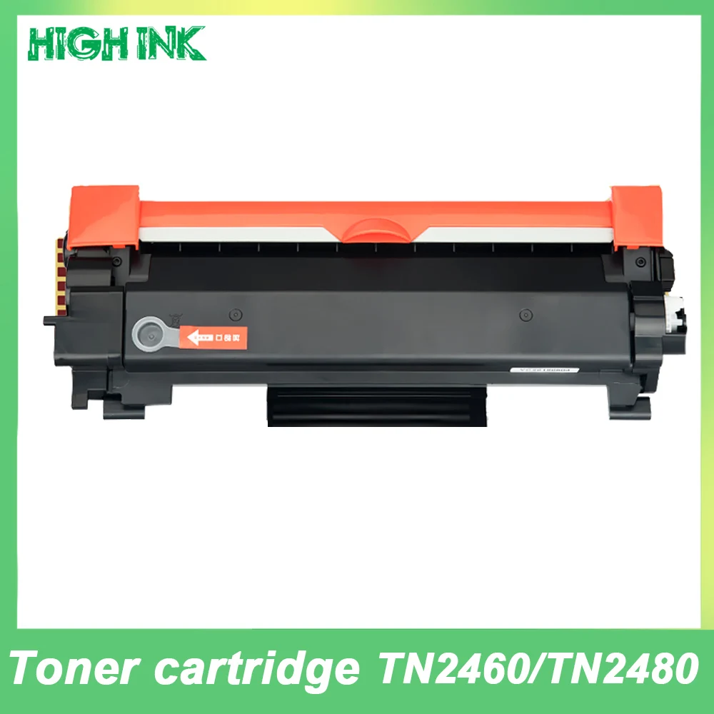 No chip Toner cartridge for Brother TN2460 TN2480  For Brother HL-L2375DW L2385DW DCP-L2550DW MFC-L2715DW L2750DW