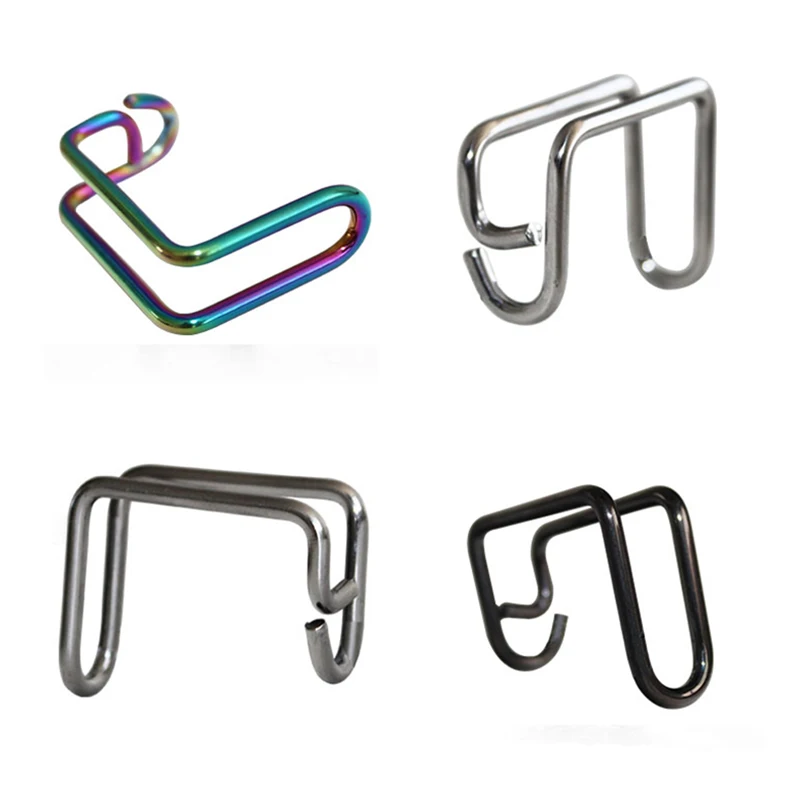 

SILVEROCK Titanium GR5 Bike E-type E Hook for Brompton 3Sixty Pikes Front Fork Hanger Accessories Ultralight No Mudguard 5.5g