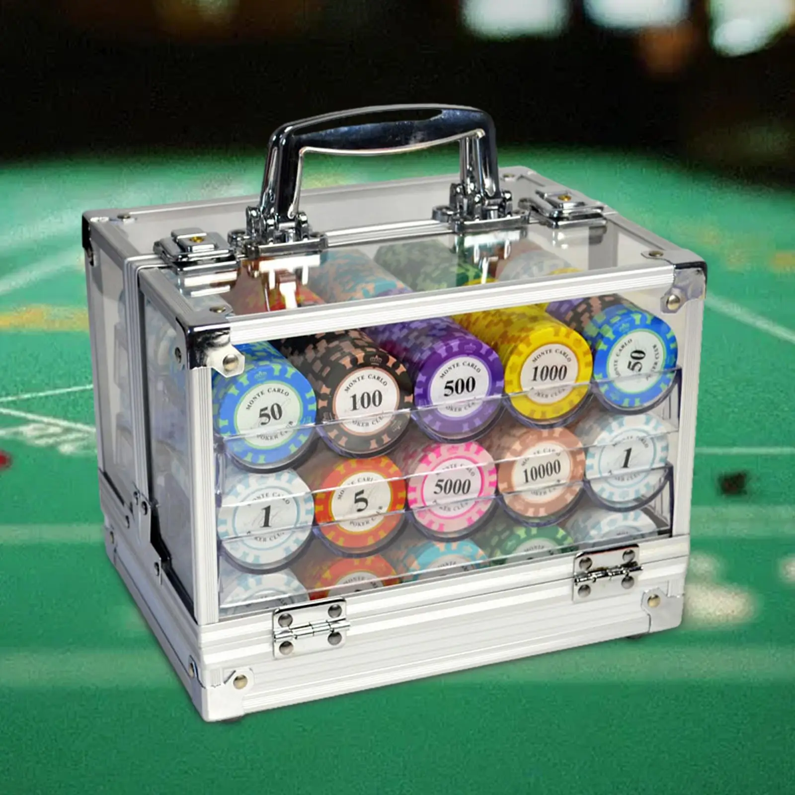 

Чехол для чипсов, вмещает 600 чипов, пылезащитная защитная стойка, роскошный органайзер, противоударный