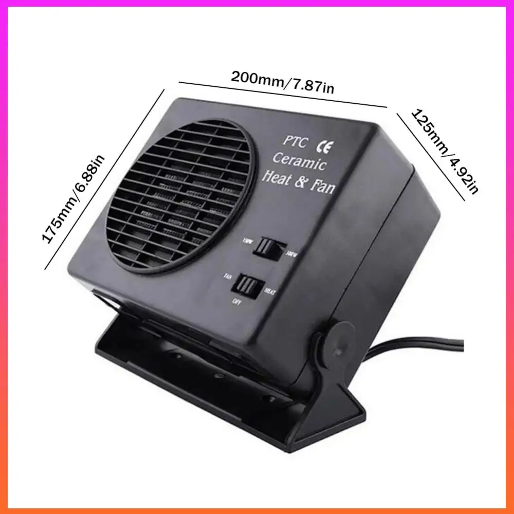 

Портативный автомобильный обогреватель 150/300 Вт, вентилятор 12 В, автомобильный обогреватель, охладитель 2 в 1, охлаждающее отопление, керамический автомобильный обогреватель для вождения, кемпинга, путешествий