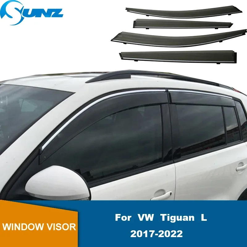 

Side Window Visor For VW Tiguan L 2017 2018 2019 2020 2021 2022 Awning Shelters Shades Sun Rain Deflector Guard Auto Accessories