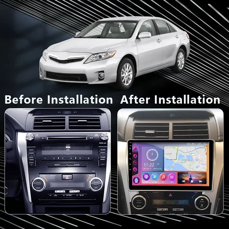 Android 13 For Toyota Camry 8 XV 50 55 2011- 2014 2K QLED Android Car Radio Multimedia Video Player GPS AI Voice CarPlay Stereo