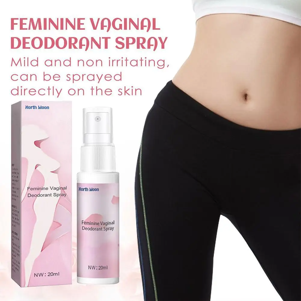 Spray desodorante vaginal para mulheres, Desodorante Saúde Feminina, 20ml