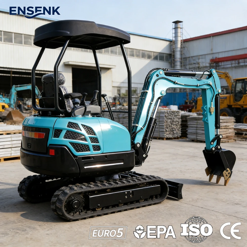 

Mini Excavator 1.0Ton 1.5Ton 1.8Ton Construction 2.0Ton Multifunctional CE Epa Yanmar Engine Fast Delivery