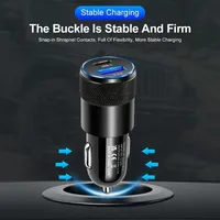 ‌Dual USB-C 3.1A Car Charger – Rapid Charging for Xiaomi & Huawei PD