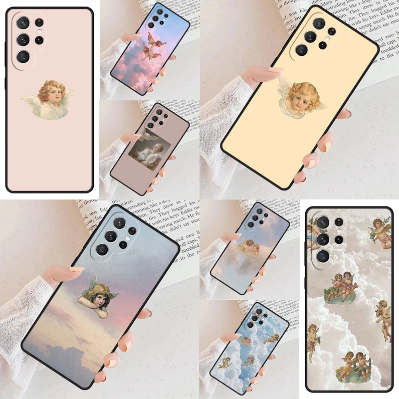 fashion aesthetic cute art angle popular Cell Phone Case for Samsung Galaxy S26 Ultra S25 S24 S23 S22 S21 S20 Note10 Cover