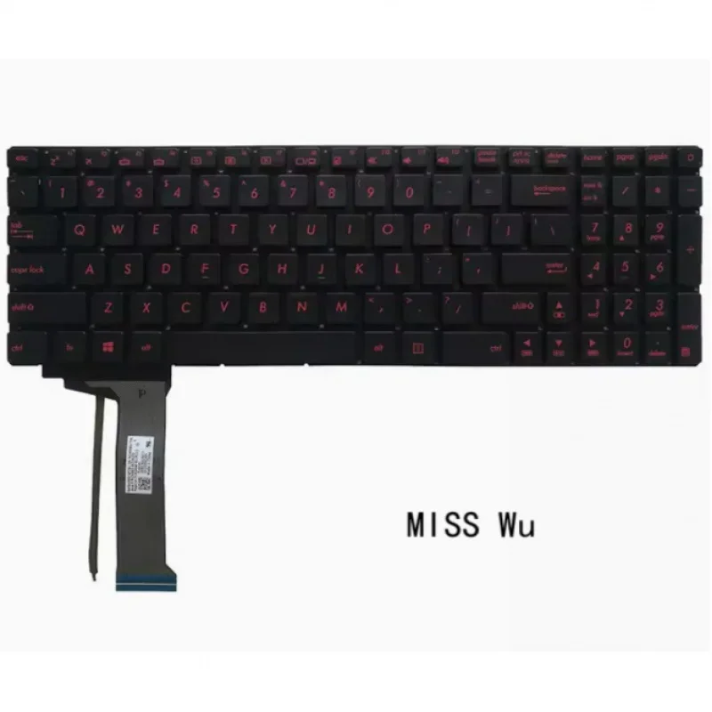 

New FOR ASUS GL551 GL551J GL551JK GL551JM GL551JW GL551JX US backlit laptop keyboard