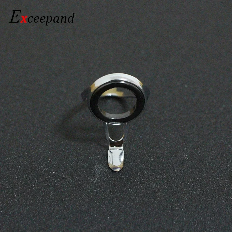 Exceepand 7 PCS Stainless Steel Frame Fishing Rod Guide Boat Rod Eye Line Ring for Fishing Rod Building or Repair