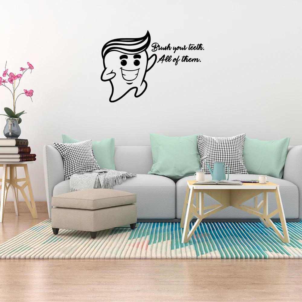 1PC Excellent Dentist Vinyl Wall Stickers Wallpaper For party decoration Wall Decoration Murals