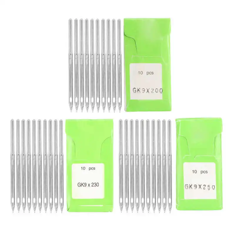 10pcs GK9 Sewing Machine Needle  Steel Burr Free Embroidery Machine Needle Set Sealing Machine Needles for GK9 Home 5cm