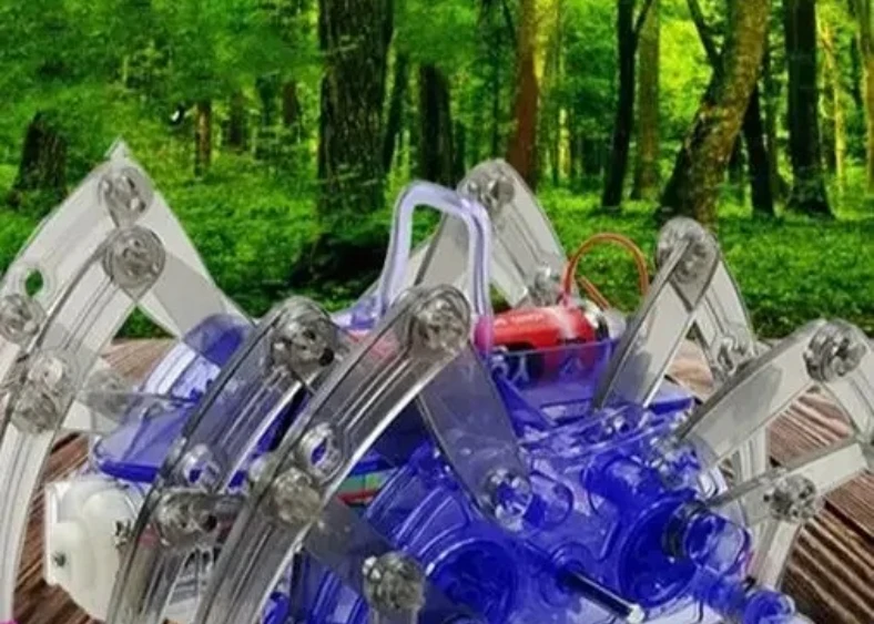 مجموعة ألعاب تجميع ثلاثية الأبعاد تعليمية جديدة يمكنك صنعها بنفسك، نموذج عنكبوت روبوت كهربائي مقدس للأطفال