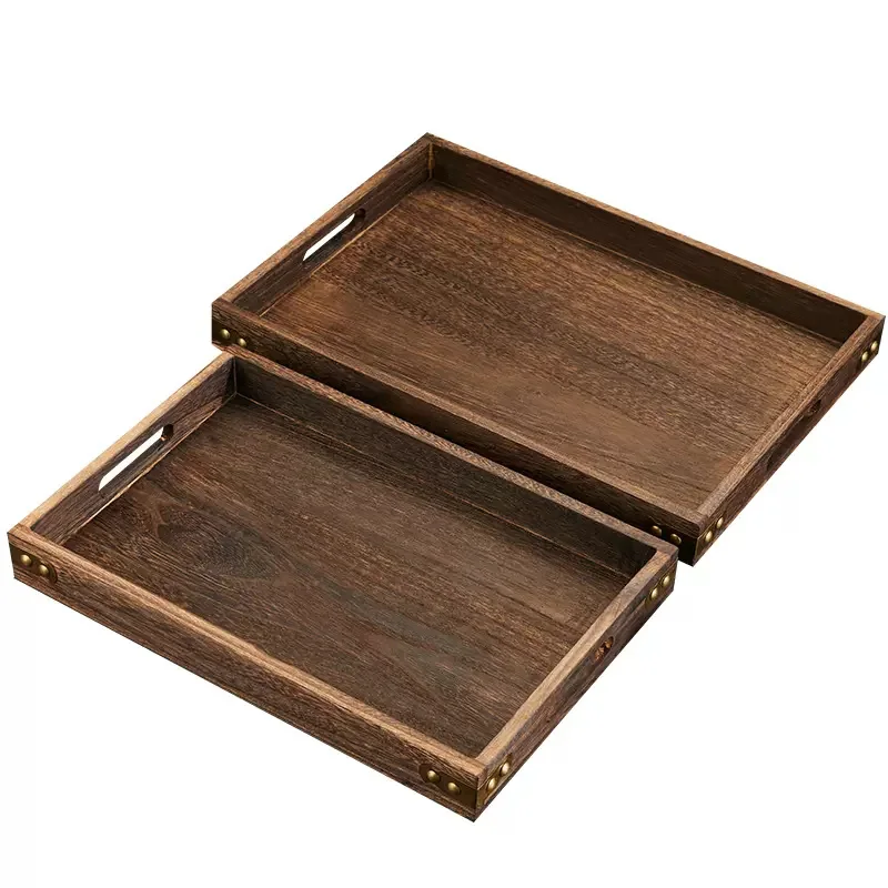 Chinese Calligraphy Painting Wooden Tray, Storage Organizer for Paperweight inkstone, Drawing Brush Holder, Art Supplies