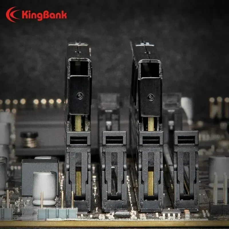 KingBank-Mémoire de serveur d'ordinateur de bureau, modèle DDR4, capacité 8 Go 16 Go, fréquence d'horloge 2666/3200/3600mhz, ram xmp, dissipateur thermique, compatible avec carte mère