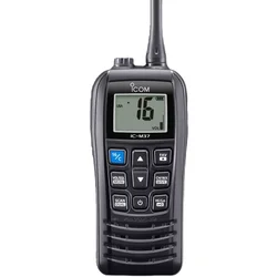 Maritime Marine VHF Handheld Walkie-Talkie, IC-M37, Flutuante, Impermeável