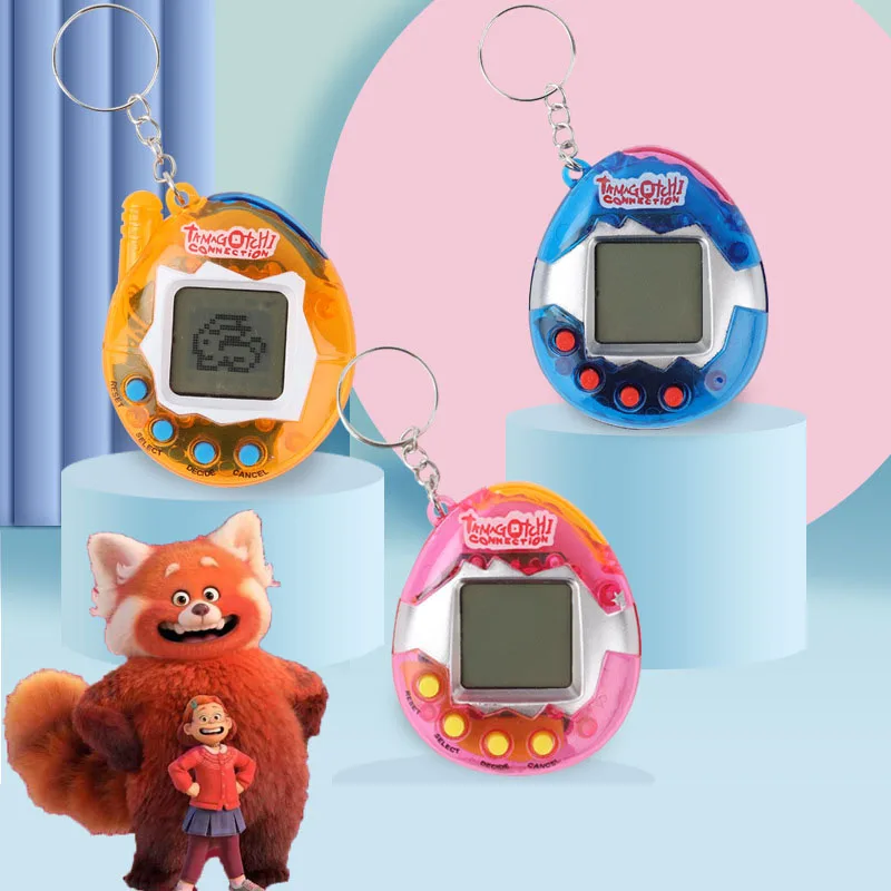 Disney Anime Figure Turning Red Mei Lin Same Electronic Pets Tamagotchi Game Machine Digital Pet Toys Puzzle Children Gift Toy