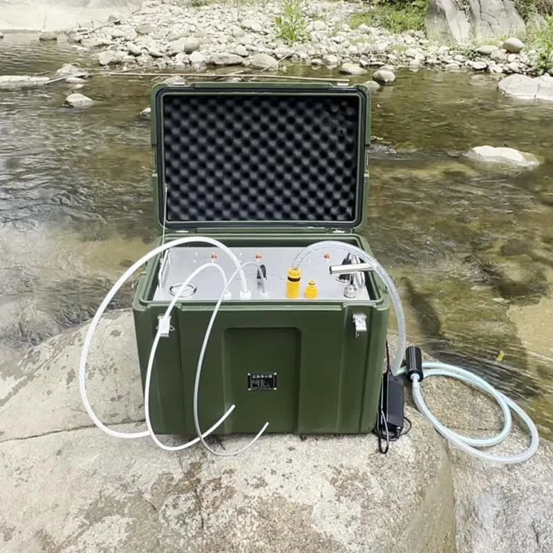 Solar-Powered Electric Pump Emergency Water Purification Tank Portable Emergency Water Purification System