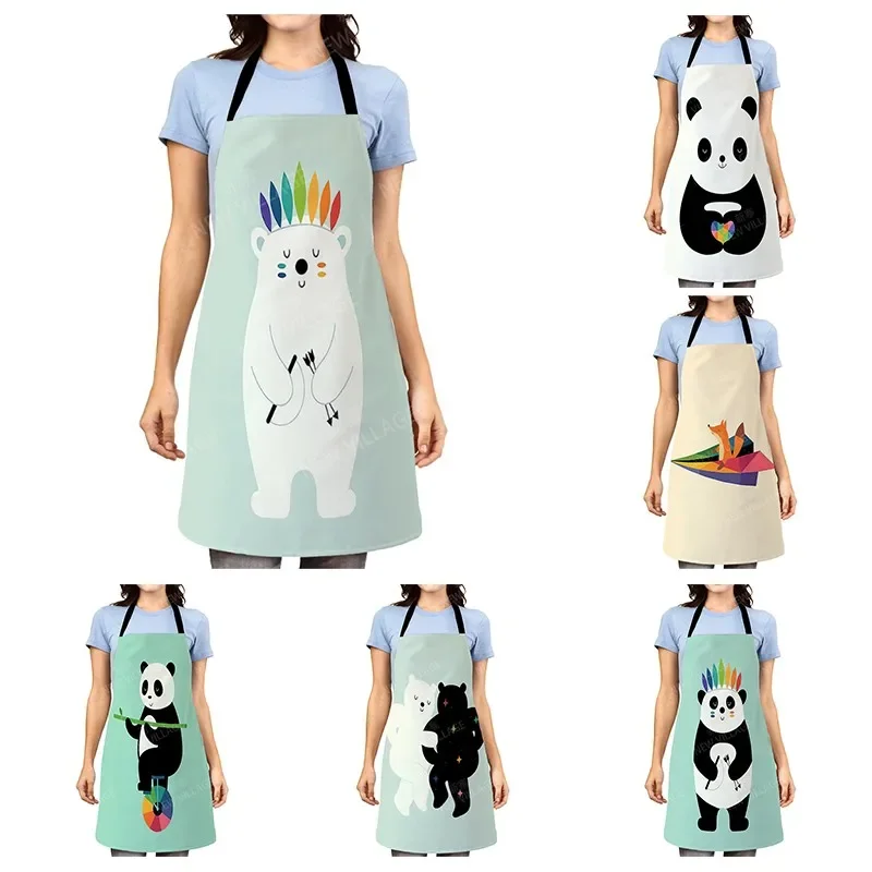 Aesthetic Women kitchen apron kids original Children Waterproof girl  princess waiter work apron oil proof cartoon kawaii cute