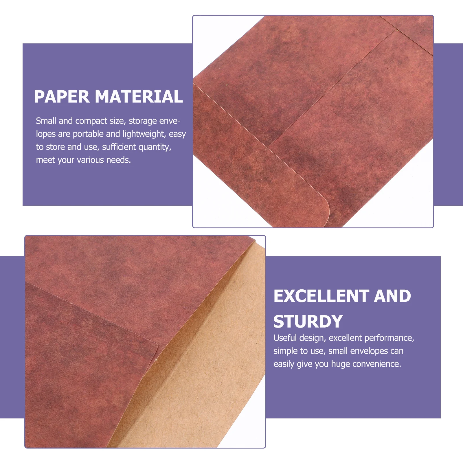 

50 шт. маленькие конверты из крафт-бумаги, винтажные конверты для хранения бумаги, конверты для хранения семян, денег, цветов, овощей, растений