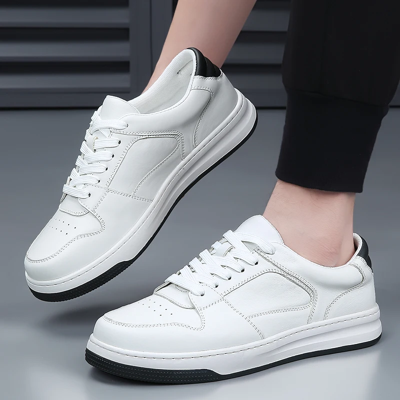 DIMANYU Men's German Trainers Shoes 2026 New Autumn Genuine Leather Men's Sneakers Non-Slip Flat Lace-Up Casual Shoes Men