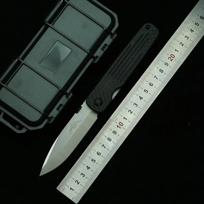 جديد إيمرسون كويكن ريال 14c28 شفرة G10 الصلب مقبض النحاس طوقا التخييم الصيد الصيد EDC أداة سكين للفرد #6