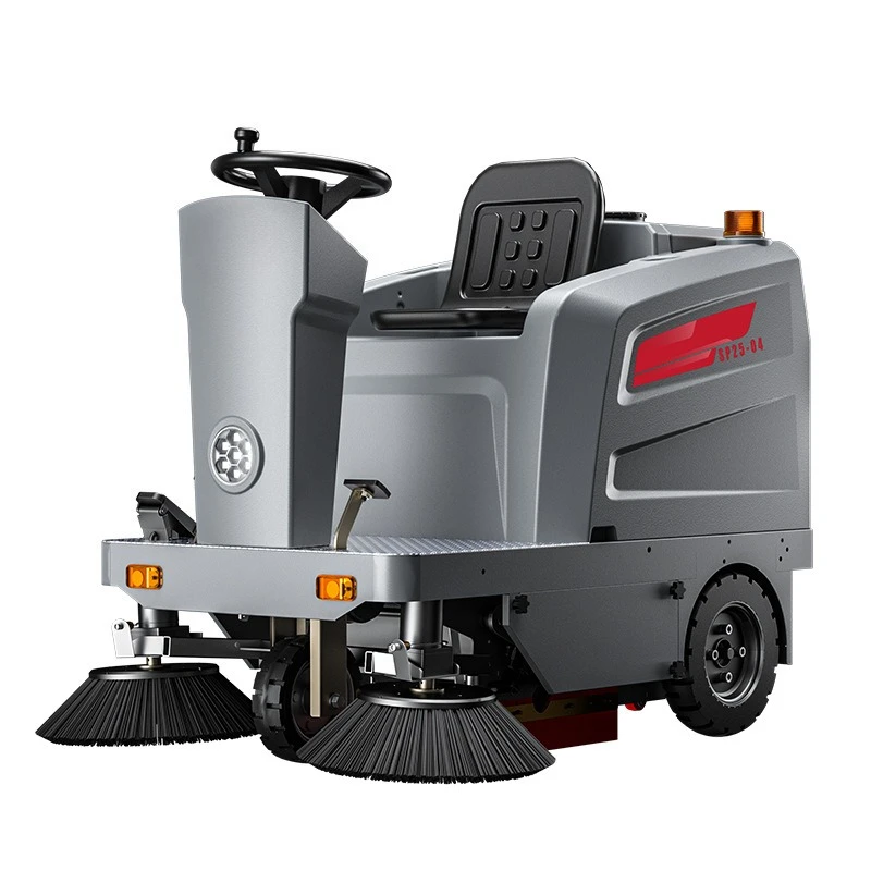 Drive-in industrial sweeper Factory workshop Warehouse Park Electric sweeper80L