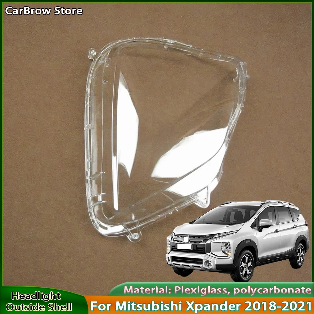 

Прозрачный абажур для фар для Mitsubishi Xpander 2018 2019 2020 2021, корпус передней фары из плексигласа