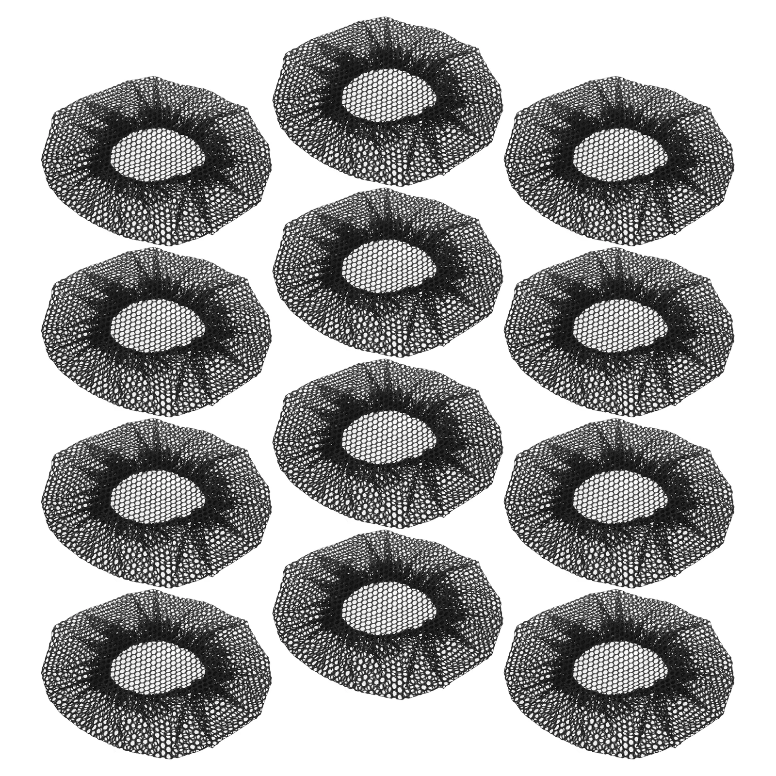 

12pcs Hair Nets for Sleeping Women Cotton Mesh Bonnet Breathable Hair Net Cap for Sleep Face Wash Make Up Housework Use