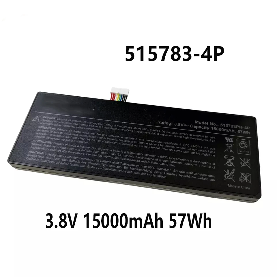 

515783-4P 3.8V 15000mAh 57Wh Battery for AUTEL MaxiCOM MK908 MK908P MaxiSys Pro Elite