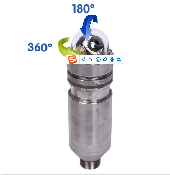 กล้องตรวจสอบใต้น้ำแบบยืดหยุ่น 400 เมตร สำหรับงานมืออาชีพ หมุนได้ 360 องศา รุ่น BS-ST33KH