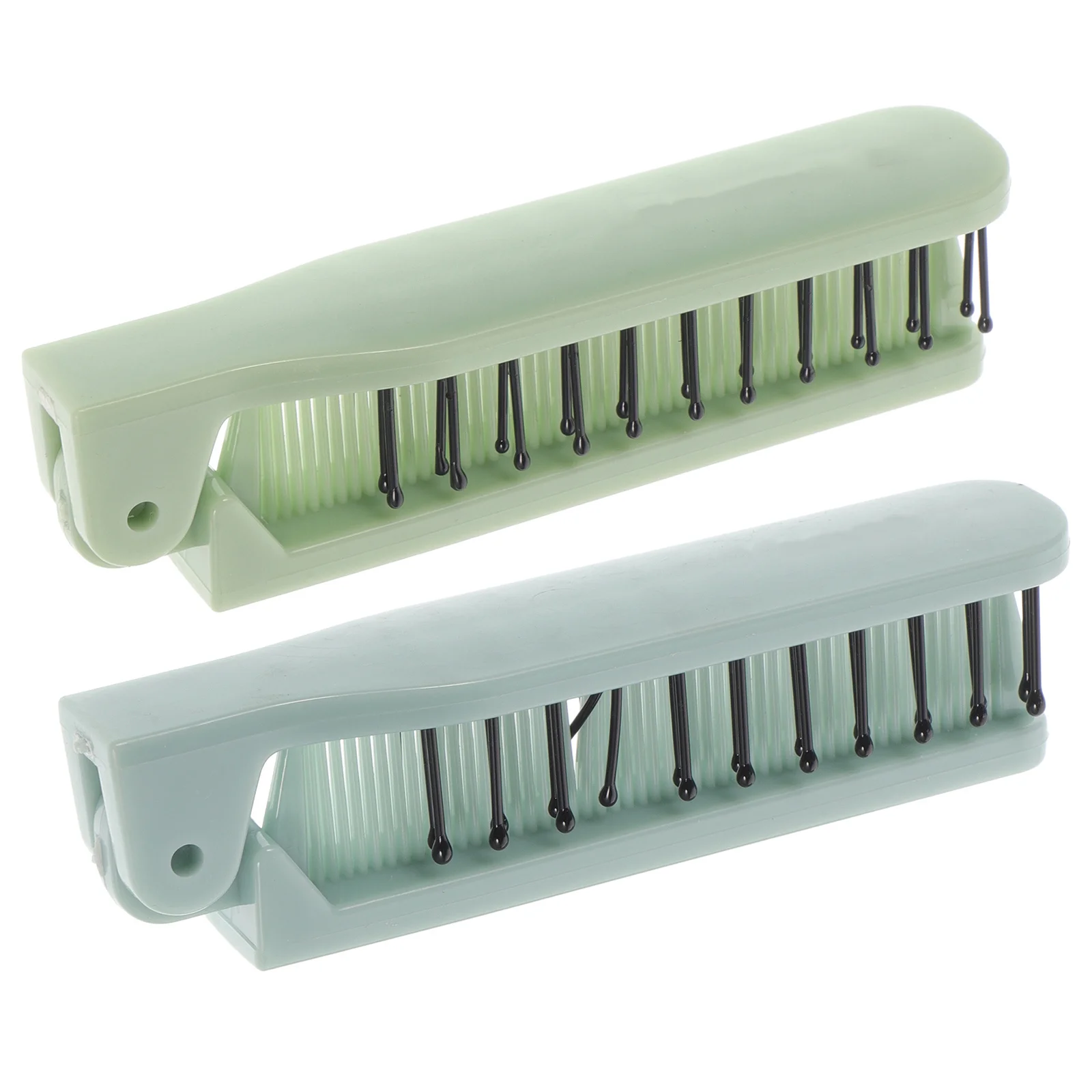 2 قطعة مشط الشعر القابل للطي 180 درجة قابلة للطي واسعة الأسنان المحمولة أمشاط للنساء صالون استخدام مكافحة ساكنة السفر مشط بلاستيكي ل #6