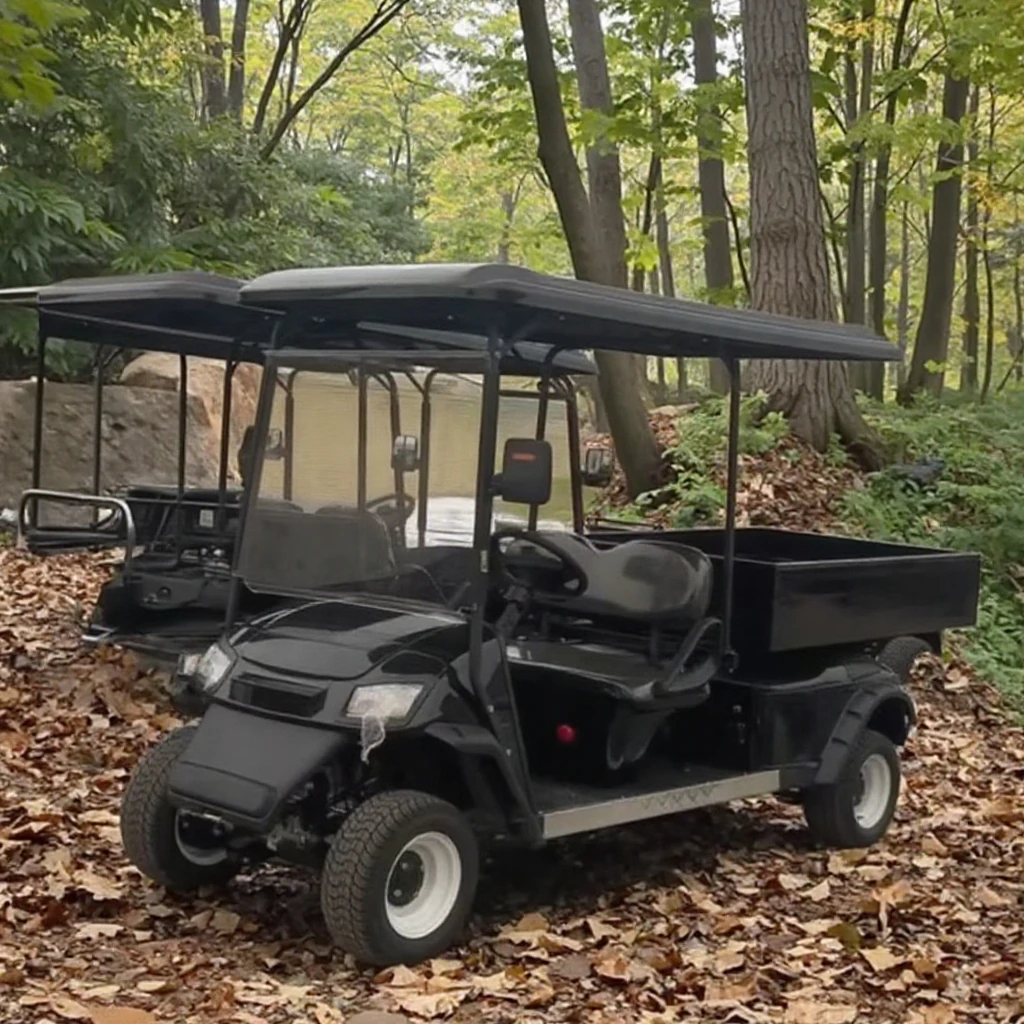 New Design 2 Seats 4 Wheel Golf Cart Off-Road Hunting Steel 48V 2025SDZX12PTPR158