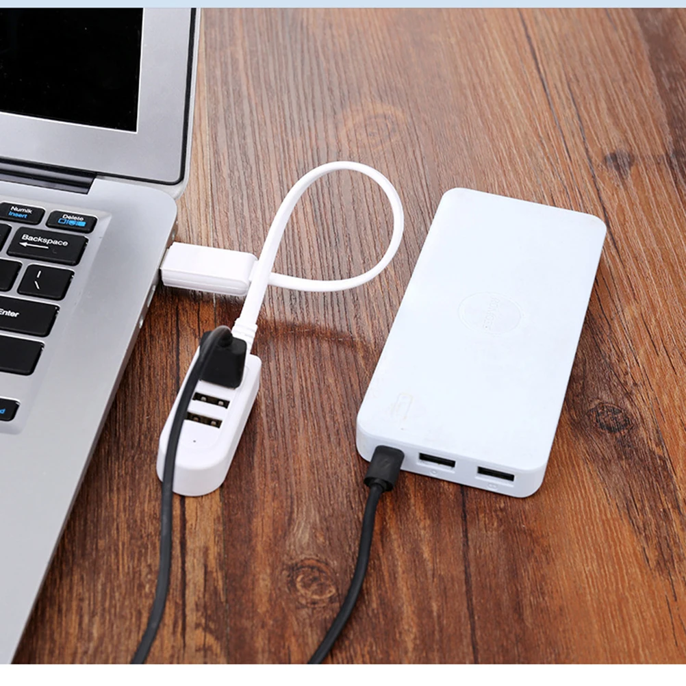 

Многофункциональный 3-USB-концентратор, многопортовый удлинитель 3 А, белый, компактный, для настольного ноутбука, высокоскоростная автономная зарядка