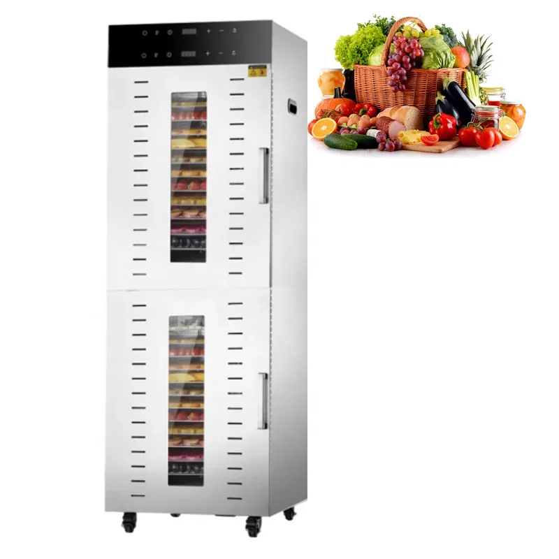 Household Fruit Vegetable Meat Dryer Recommended Ginger Dryer Machine Mini Food Dehydrator 18-tray Food Dehydrator