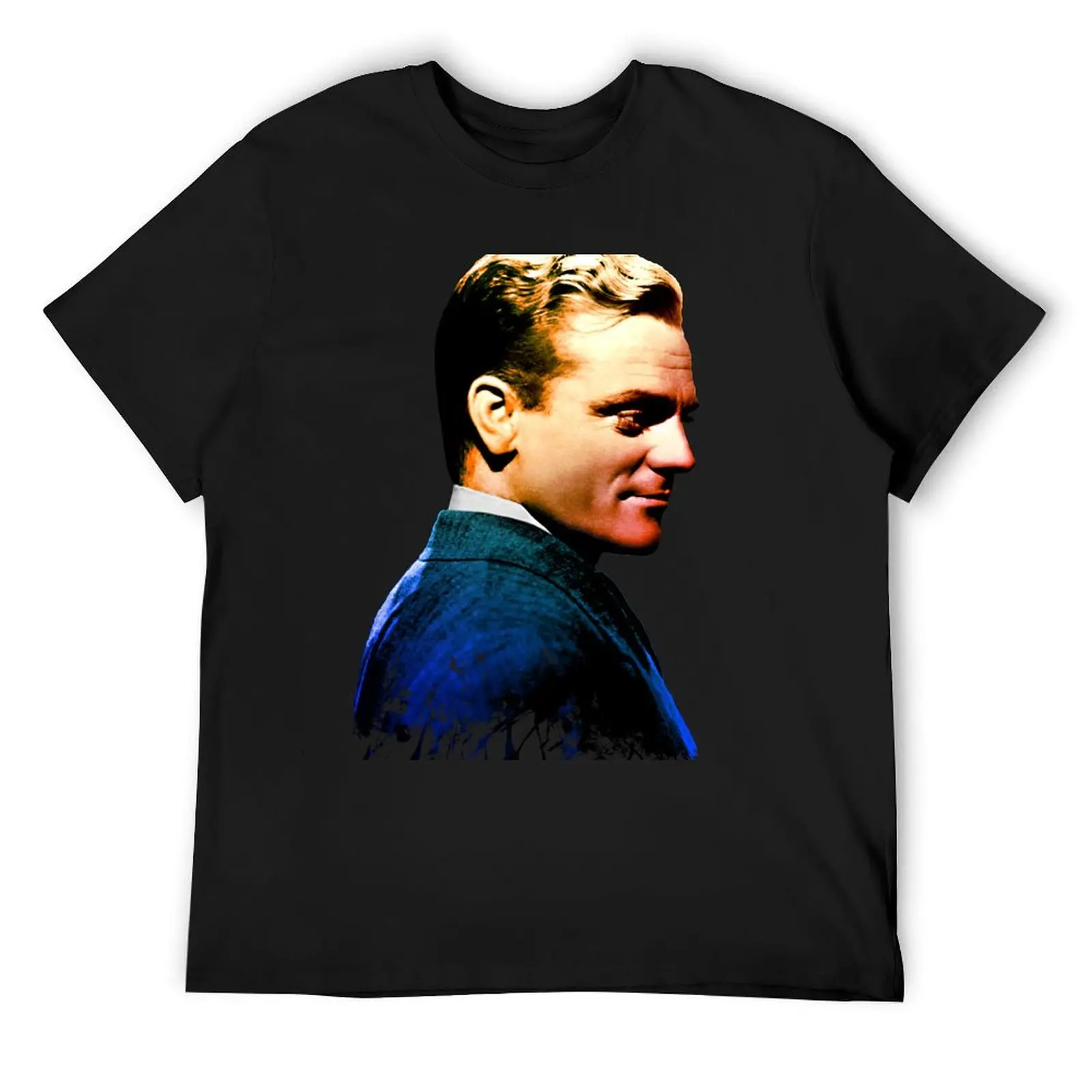 

James Cagney, blue screen T-Shirt plain Clothing tops plus size men clothing
