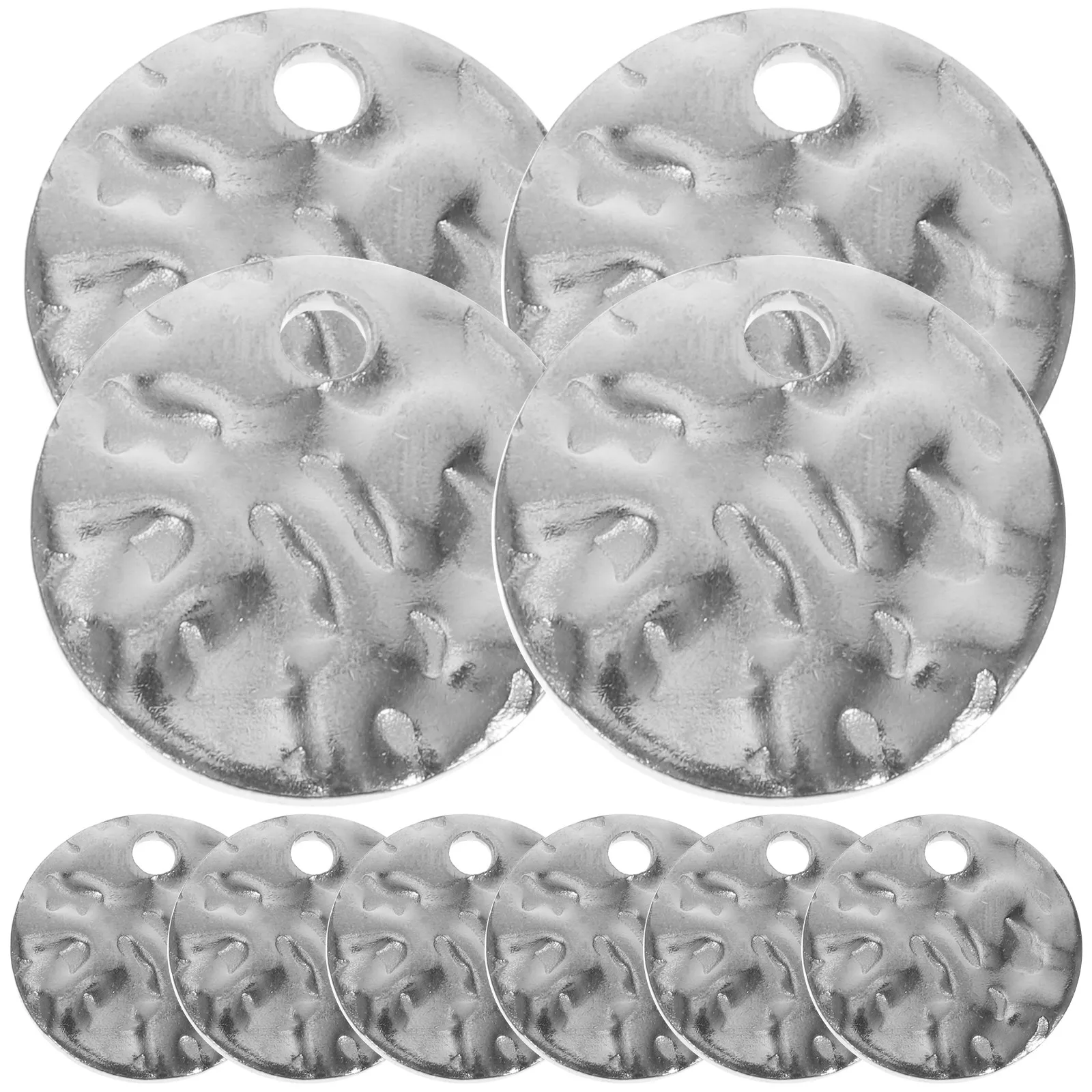 

60pcs Alloy Disc Charms Diy Making Charms For Jewelry Making Pendant Craft Decor Kids Adults Gift Diy Jewelry Supplies