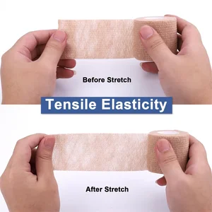 Selbstadhäsiv Sportband, elastisches Elastizitätsband, Sportschutz, Knie, Finger, Schulter, Tattoo -Accessoires, 1 Roll 6 Hauptverkaufsästhetik Cover - №2