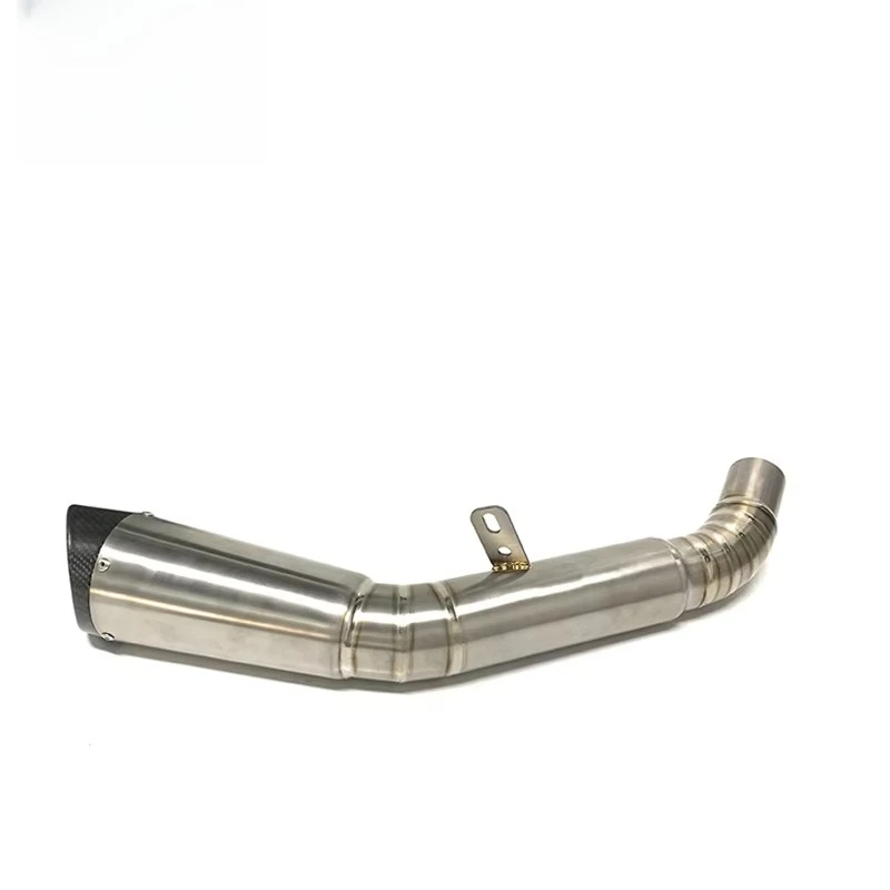 Factory Selling Titanium Alloy ZX6R Slip-on Exhaust 2009-2019 Motorcycle Exhaust System Mid Link Bike