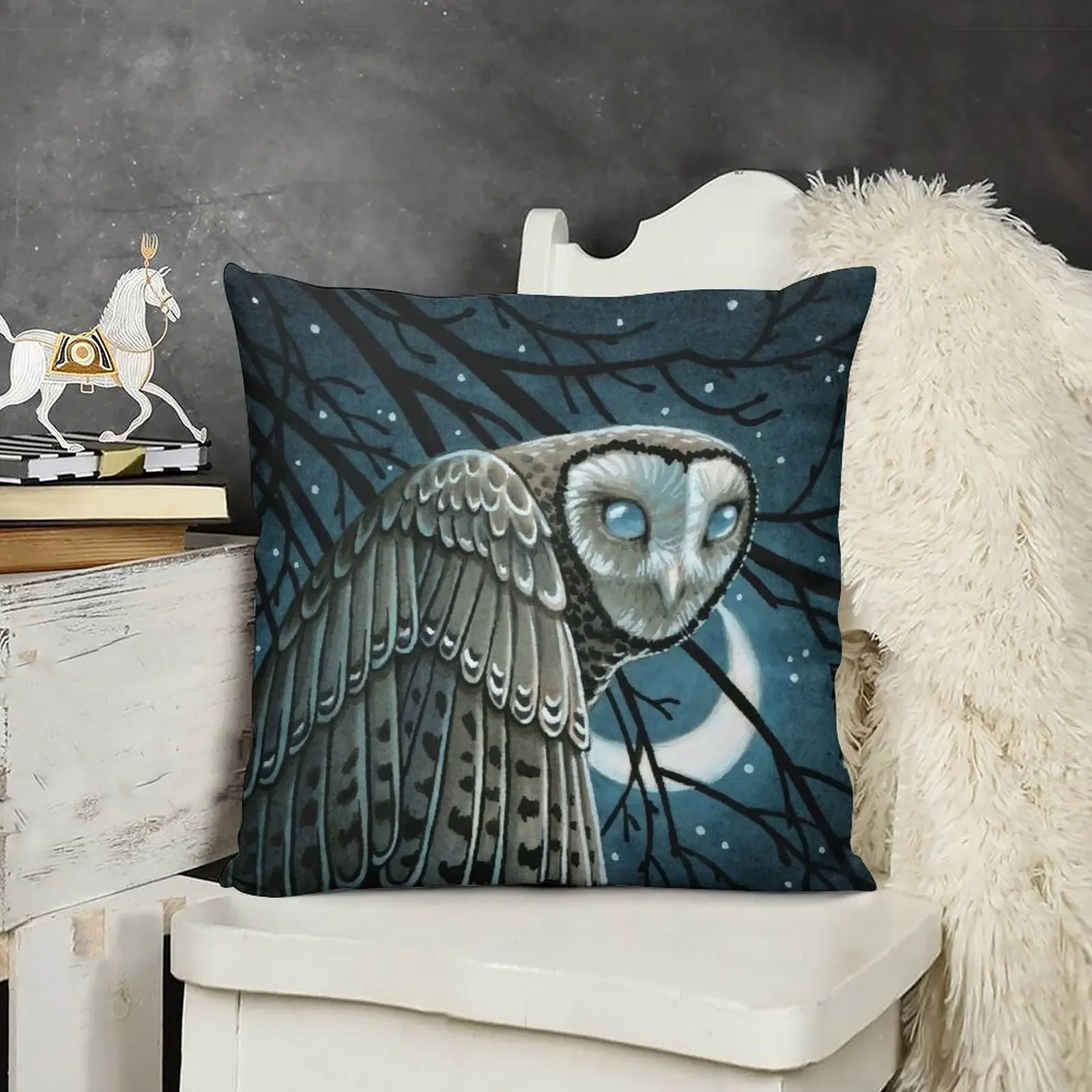 Moon Seer Throw Pillow Luxury Pillow Case Cushions For Decorative Sofa pillow