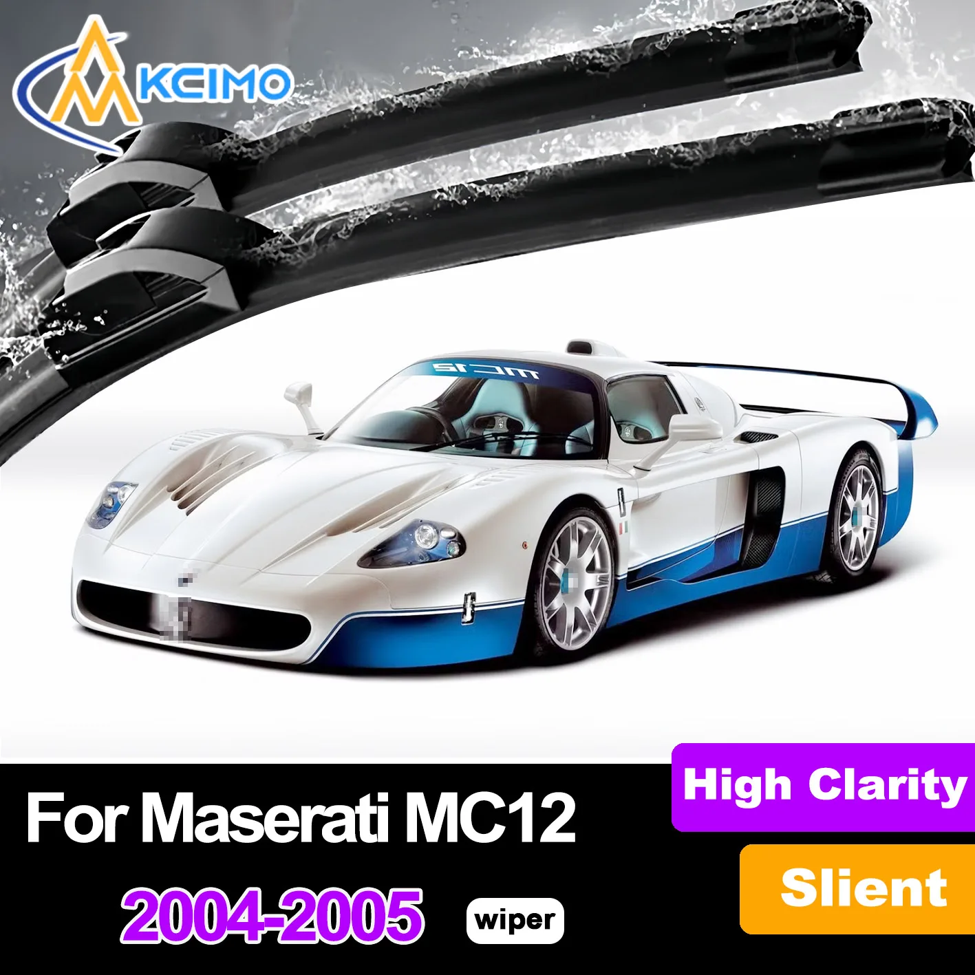 

2Pcs Front Windshield Wiper Blades For Maserati MC12 M144S 2004-2005 Windscreen Window Car Accessories