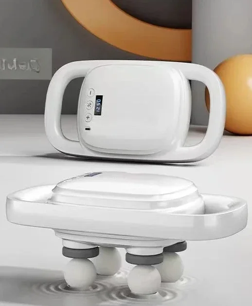 

AProfessional Grade 4-head Fascia Gun Wireless Handheld Automatic Massager To Relieve Muscle Soreness Dynamic