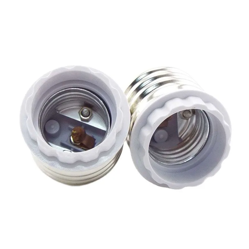2pcs LED Power Adapter E40 To E27 Socket Lamp Base Holder Adapter Plug Extender Led Light Bulb Converter B3