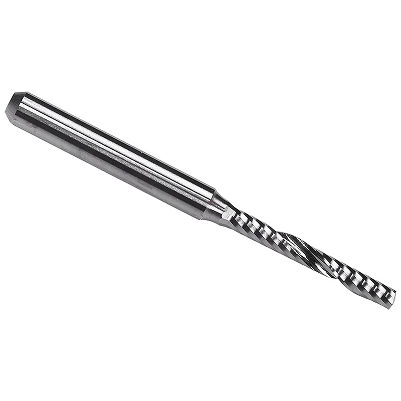 

ABNO-100 PCS 2Mm X 15Mm Carbide Single Flute End Mill Router Bit For Engraving Machine
