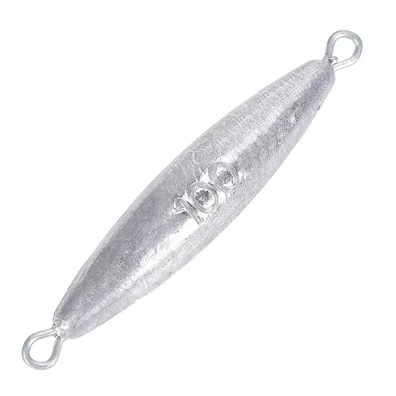 

Lead Sinker with 2 Hanging Rings 30g/40g/50g/60g/70g/80g/100g/120g/150g Hanging Ring Lead Weights Sea Fishing Accessories Tackle