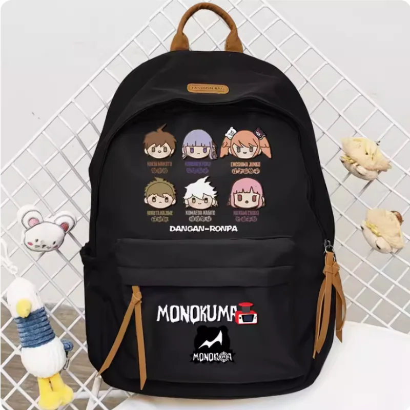 Anime Dangan ronpa Naegi Makoto Kirigiri Kyoko Schult asche Rucksack Hoch leistungs Umhängetasche Cosplay Student Teenager Geschenk B737