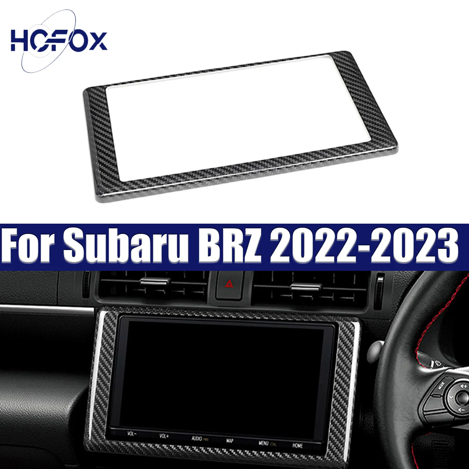 For Subaru BRZ 2022-2023 Car Infotainment Media Panel Frame Trim Cover